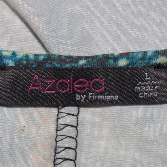 Azalea by Firmiana Multicolor 3/4-Sleeve Pullover Stretch Tunic Size L (C1354) - Picture 6 of 7